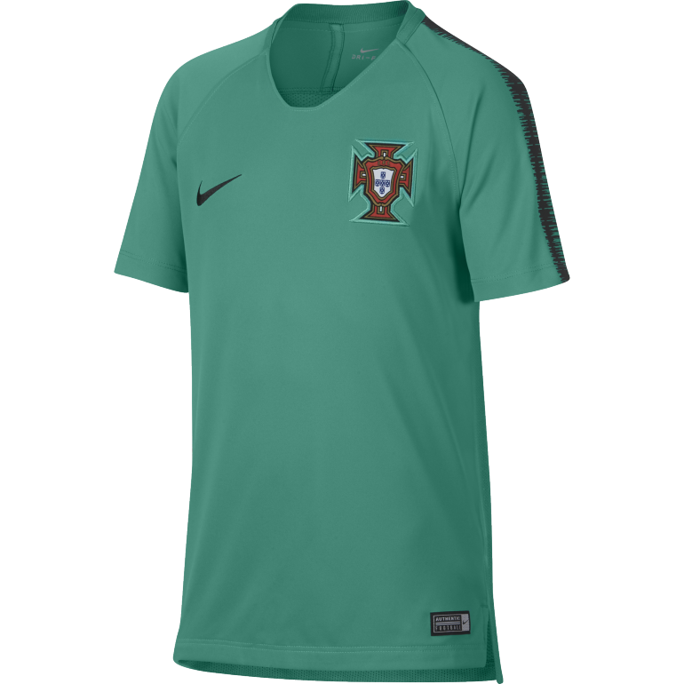 Maillot entraînement junior Portugal vert 2018 sur Foot.fr