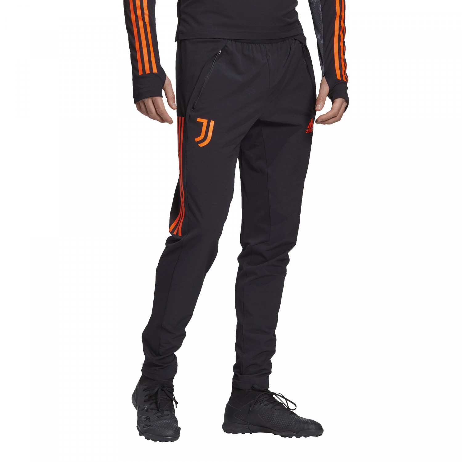 Pantalon survêtement Juventus noir orange 2020/21 sur Foot.fr